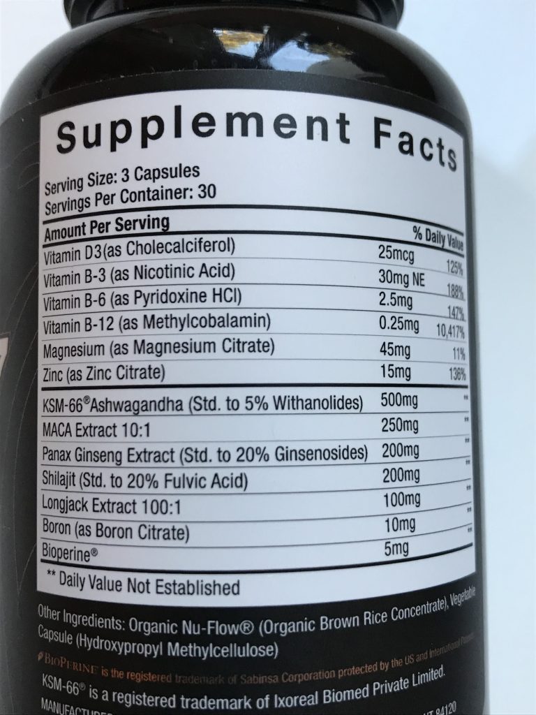 force x7 ingredients